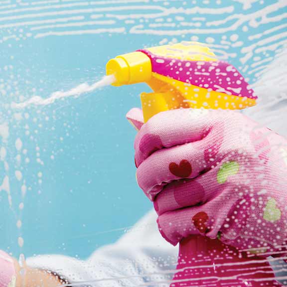 multi purpose cleaner spraying screen sq