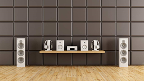 home audio landing pg