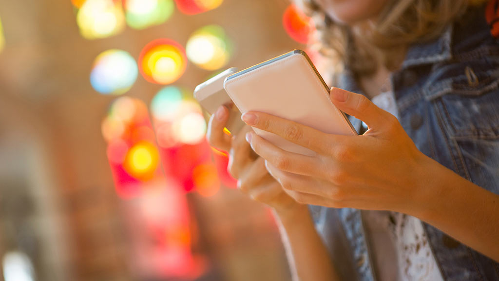 woman comparing phones plans lead